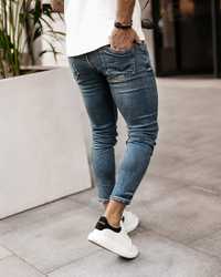 Spodnie jeansowe męskie Olavoga Rojo M L XL
