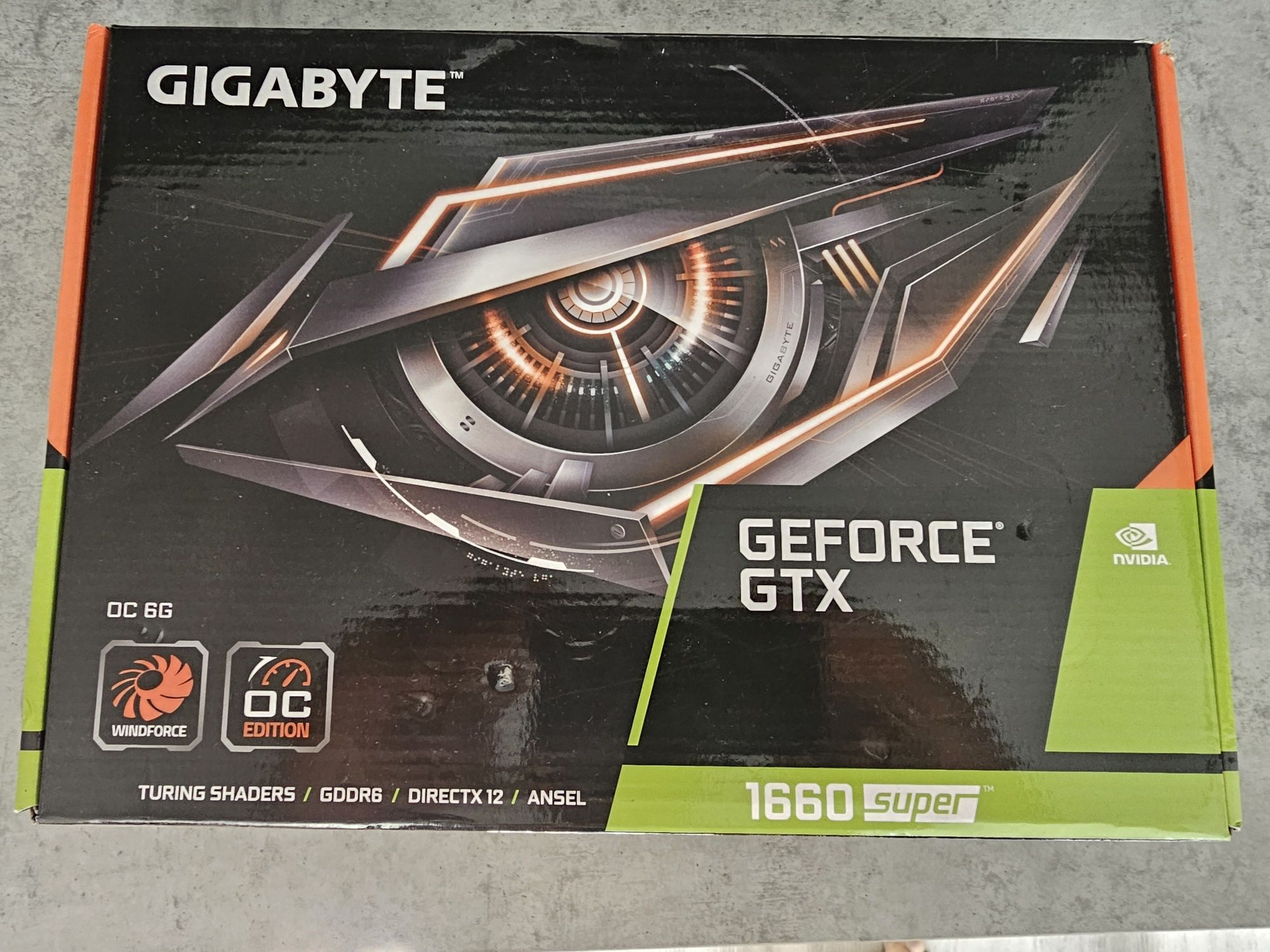 GeForce Gigabyte GTX 1660 SUPER OC 6GB GDDR6 BOX