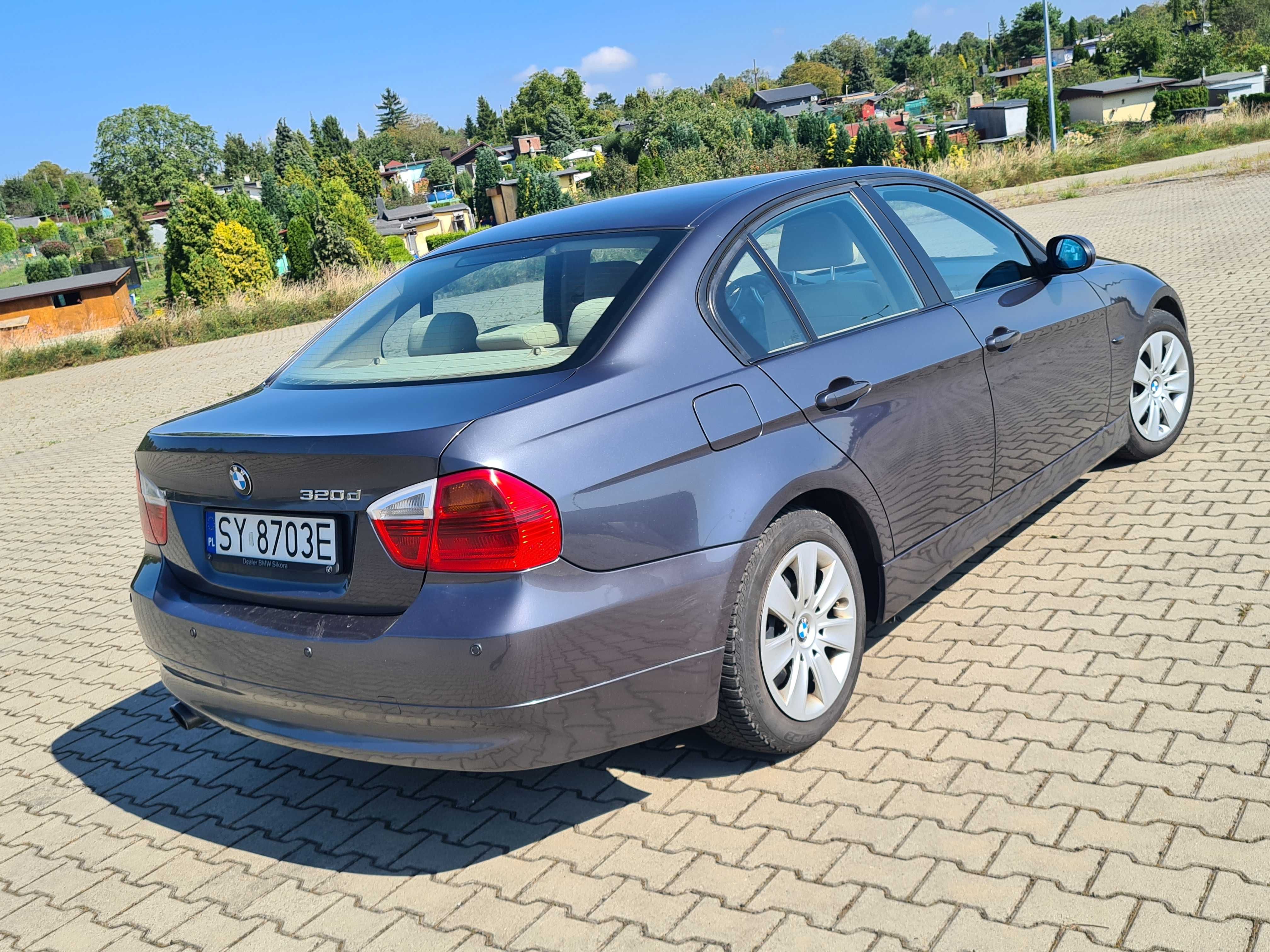 BMW 3 E90 320d 177-KM 2007r, 1-rej 2008! Xenon Climatronic AUTOMAT!