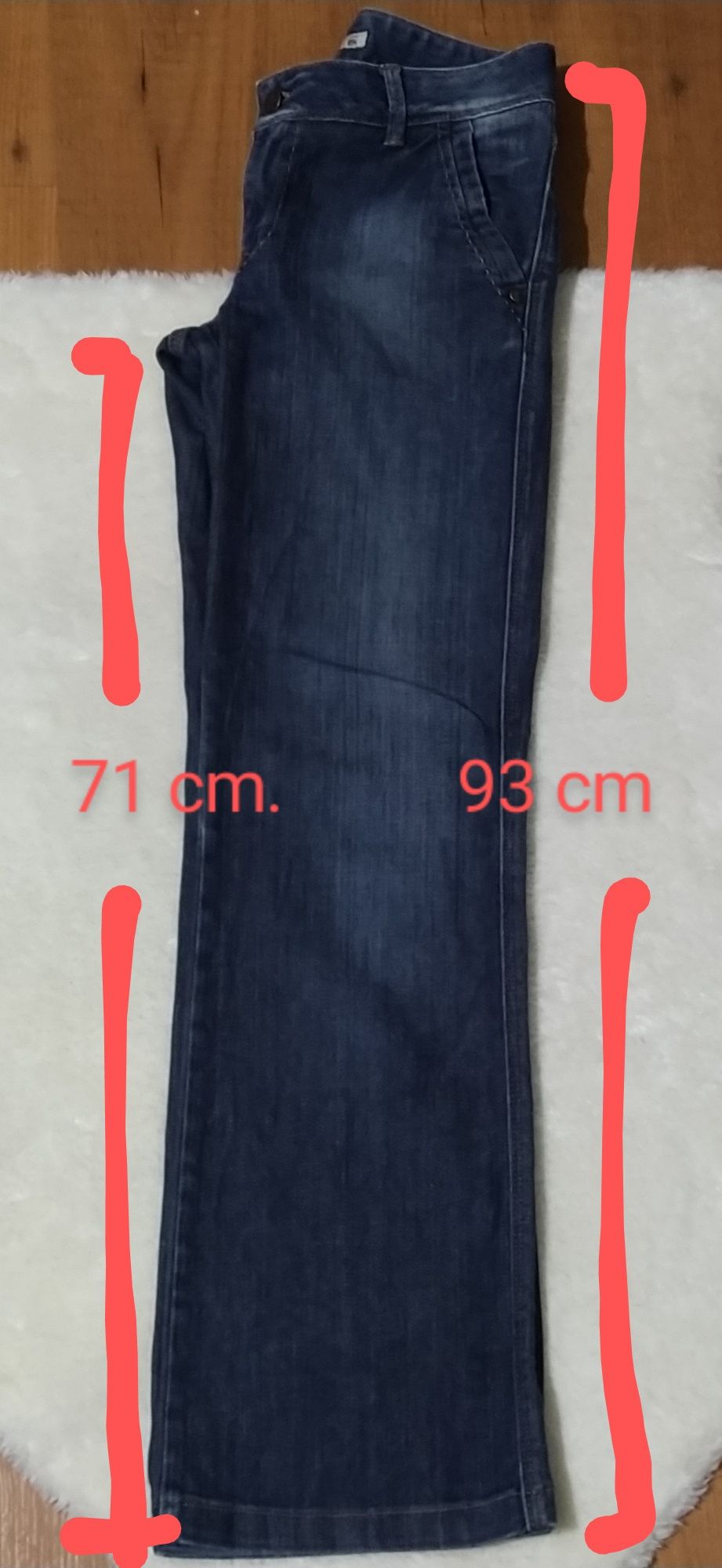 Calças jeans Salsa 34 cintura baixa regular fit