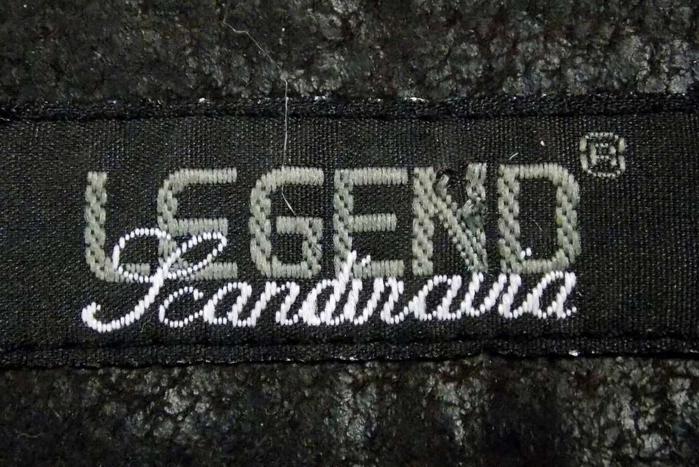 LEGEND SCANDINAVIA  skórzana kurtka bomber ocieplana lxl