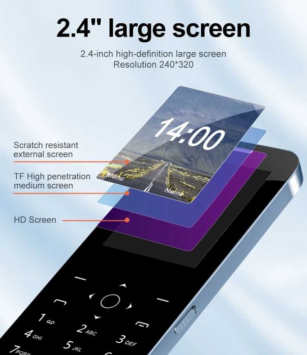 телефон кнопочный MKTEL 14 PRO MAX 4 SIM