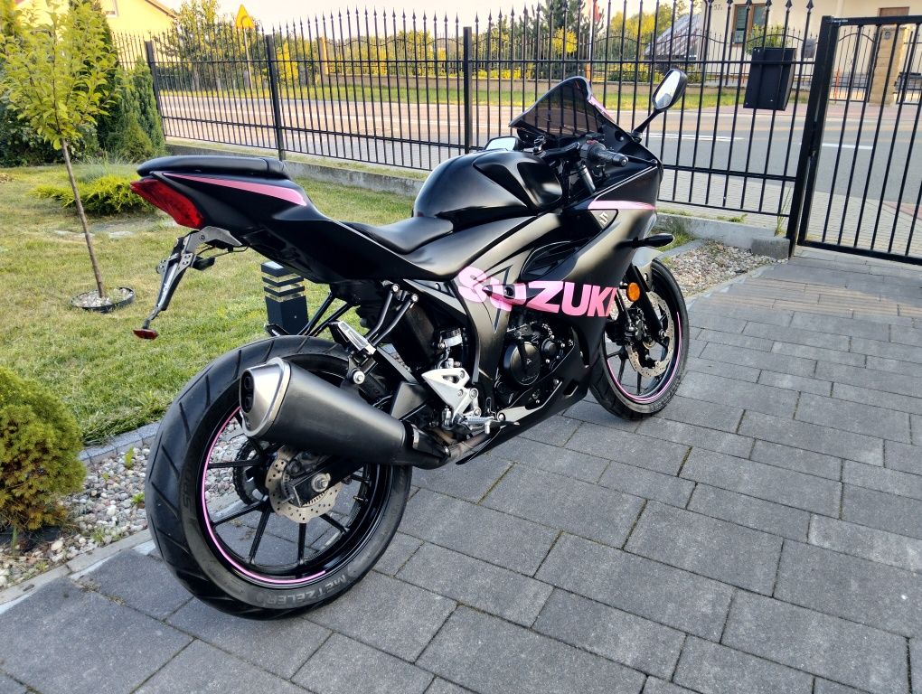 Suzuki GSX-R 125 ABS Key Less kat A1/B z Niemiec Transport