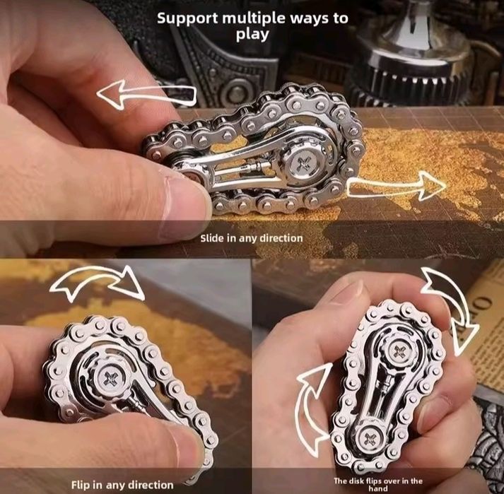 Premium Metal Fidget Spinner – Smooth, Silent, Anti-Stress Desk Toy