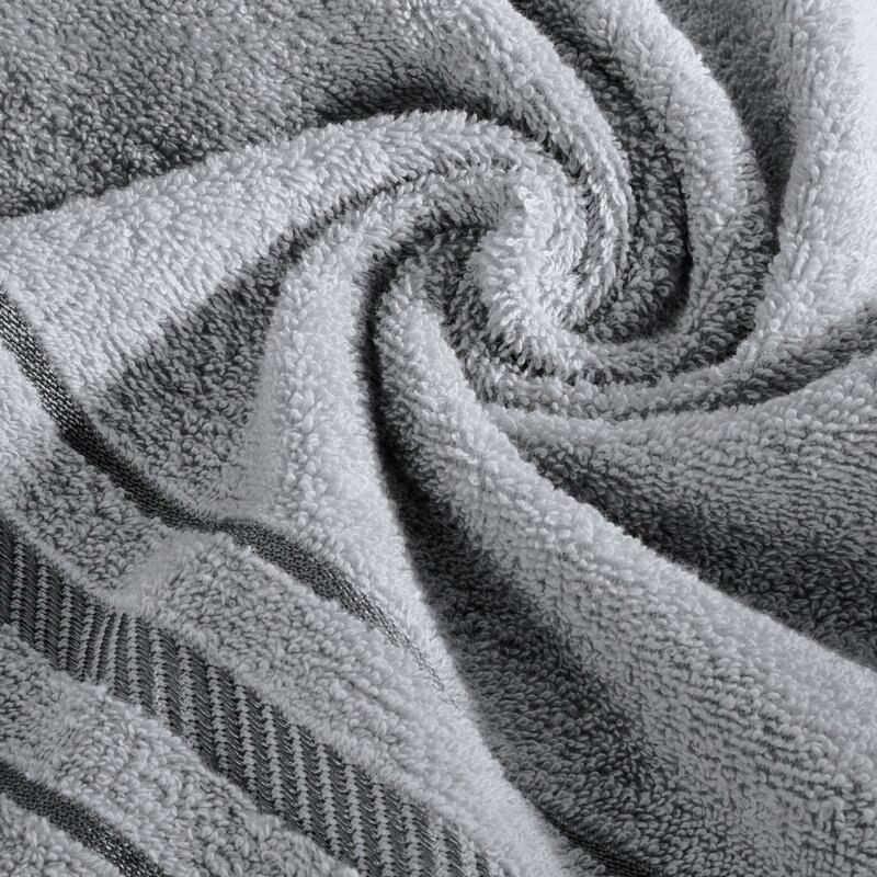 Ręcznik Koral 70x140 srebrny frotte 480g/m2