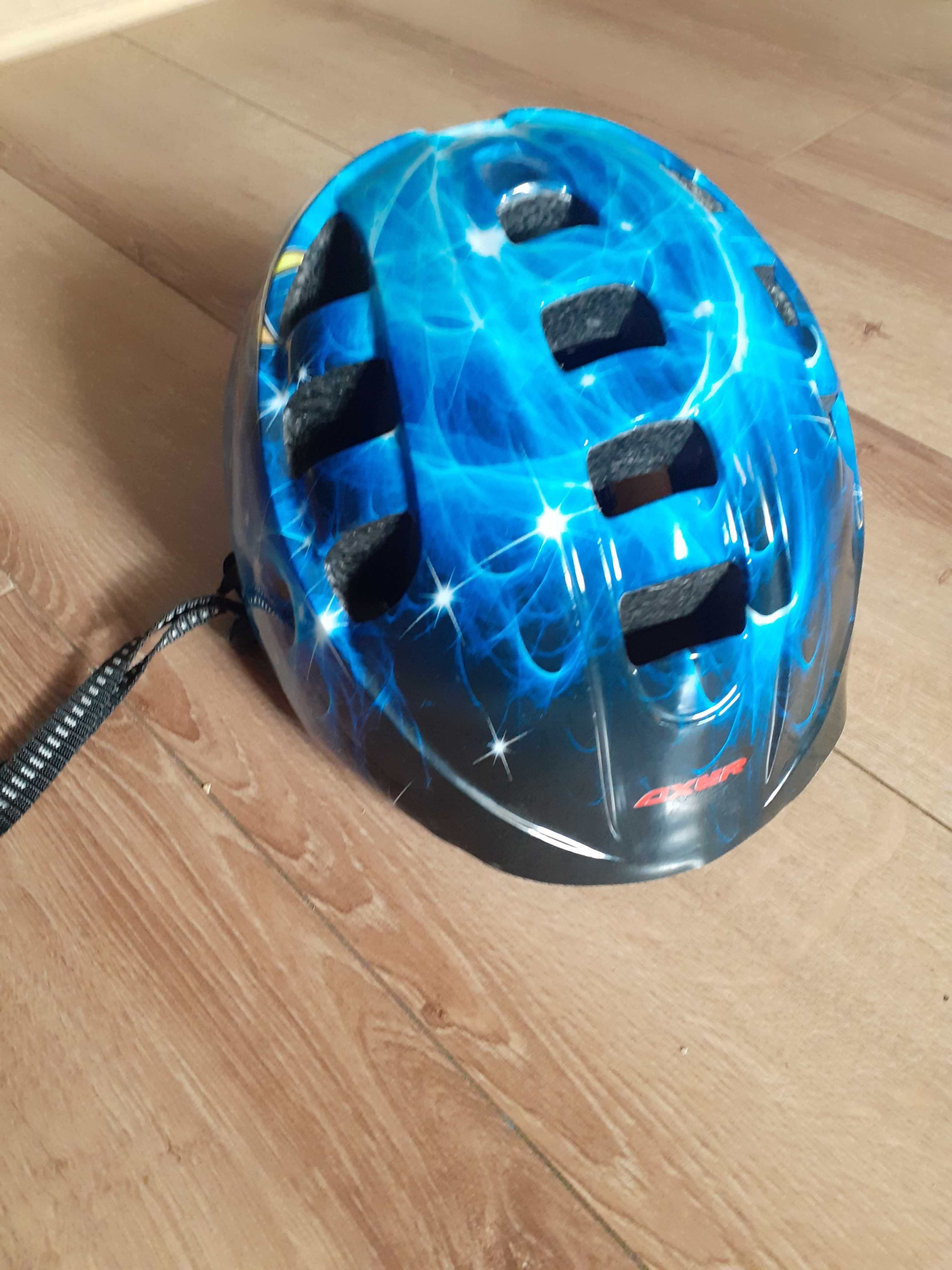 Kask ochronny na rower lub rolki rozm M 52-56 cm