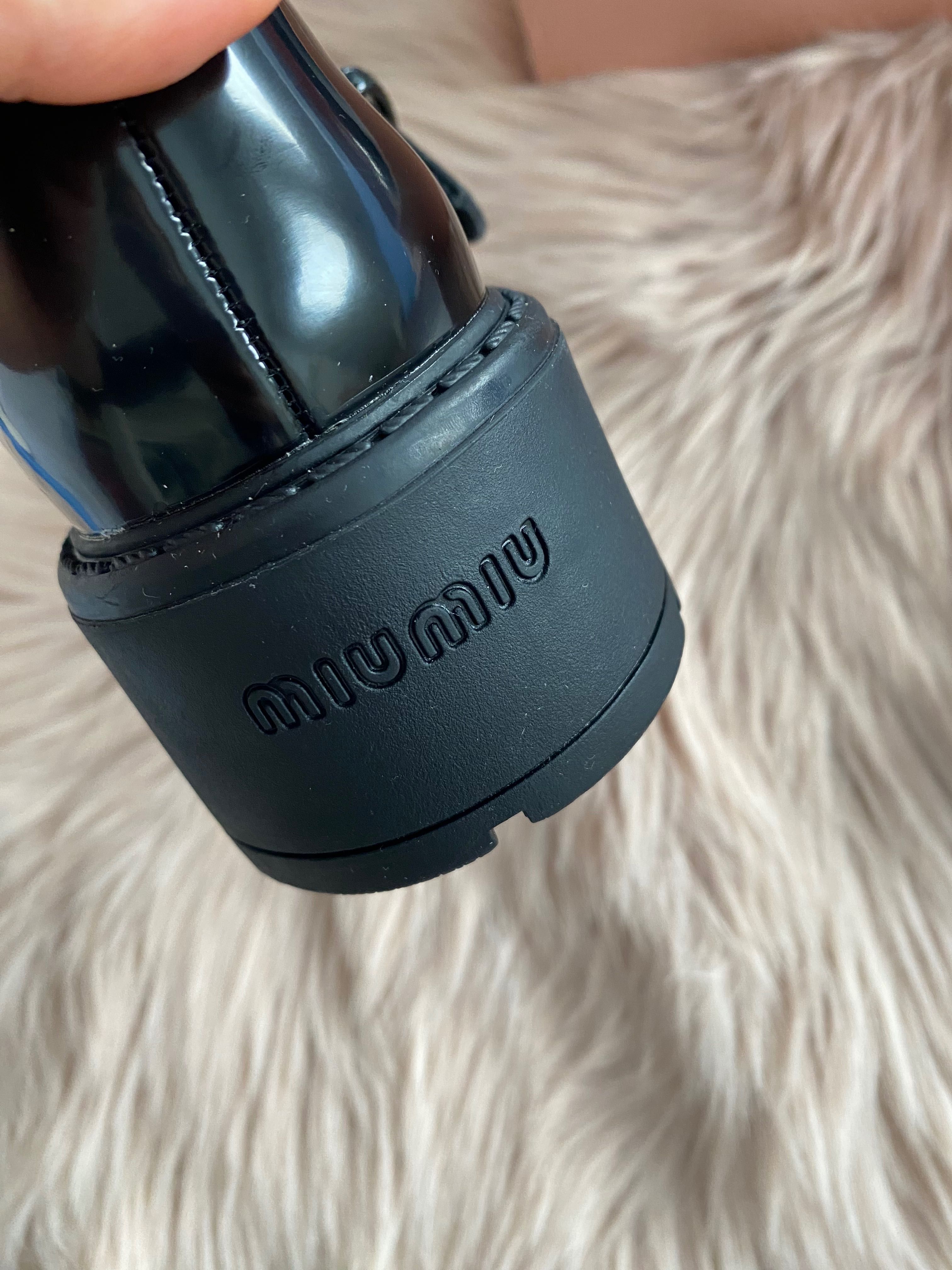 Loafersy buty miu miu nowe mokasyny 36 mary jane