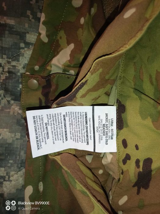 ECWCS level 5 soft shell OCP scorpion W2 L/R