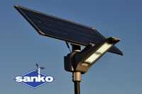 Lampa solarna uliczna Sanko SN-60 (LED 60W PV 120W aku LiFePO4 42Ah)