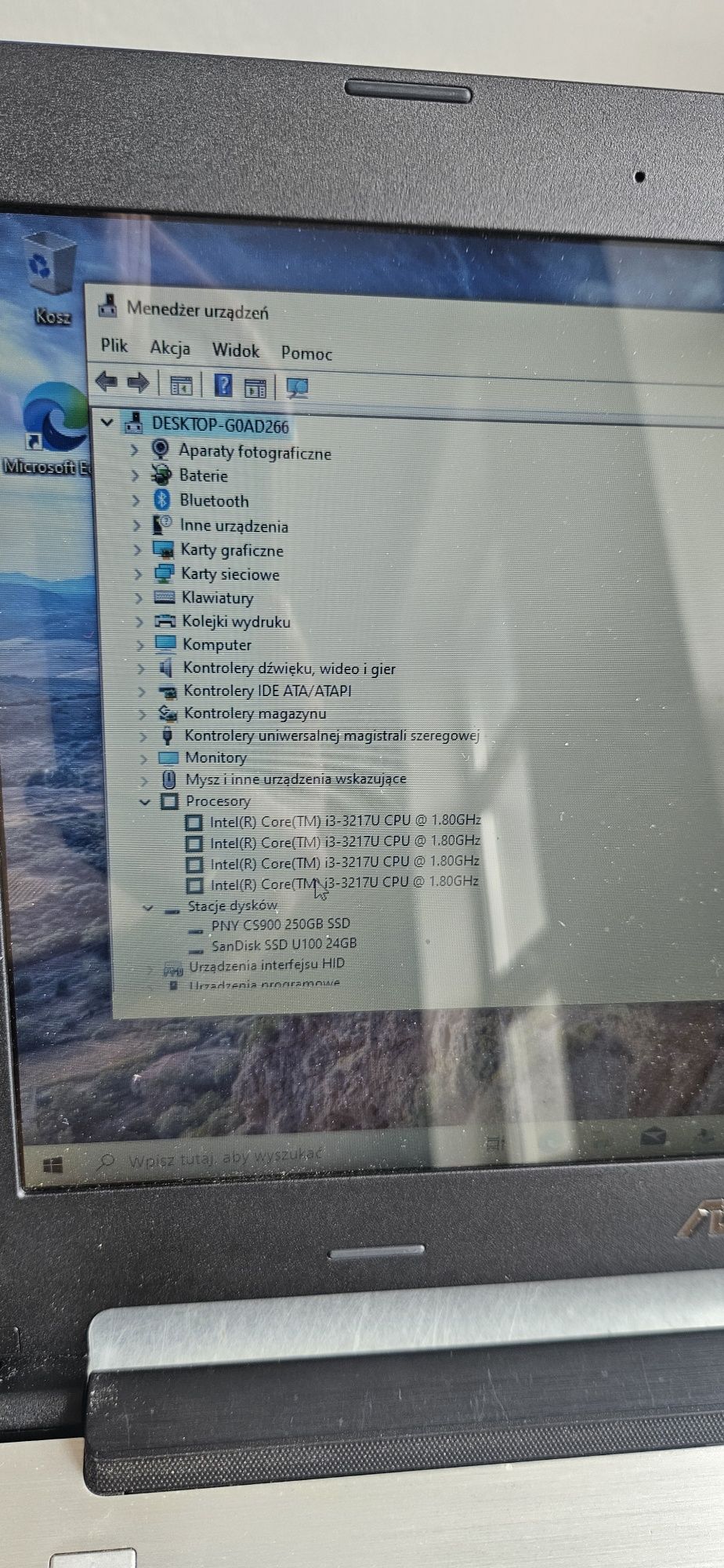 Laptop Asus S46C Core i3 8GB RAM SSD 240GB Win 10
