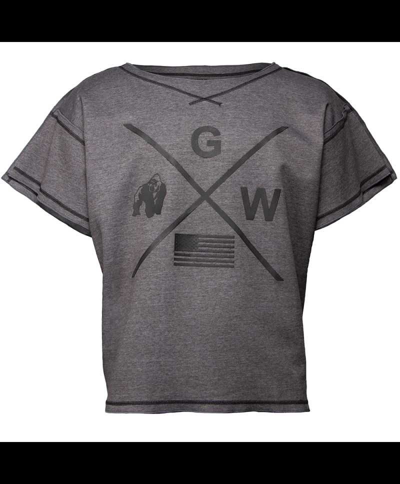 Gorilla Wear Sheldon Work Out Top - Szary Top Treningowy S/M i L/XL