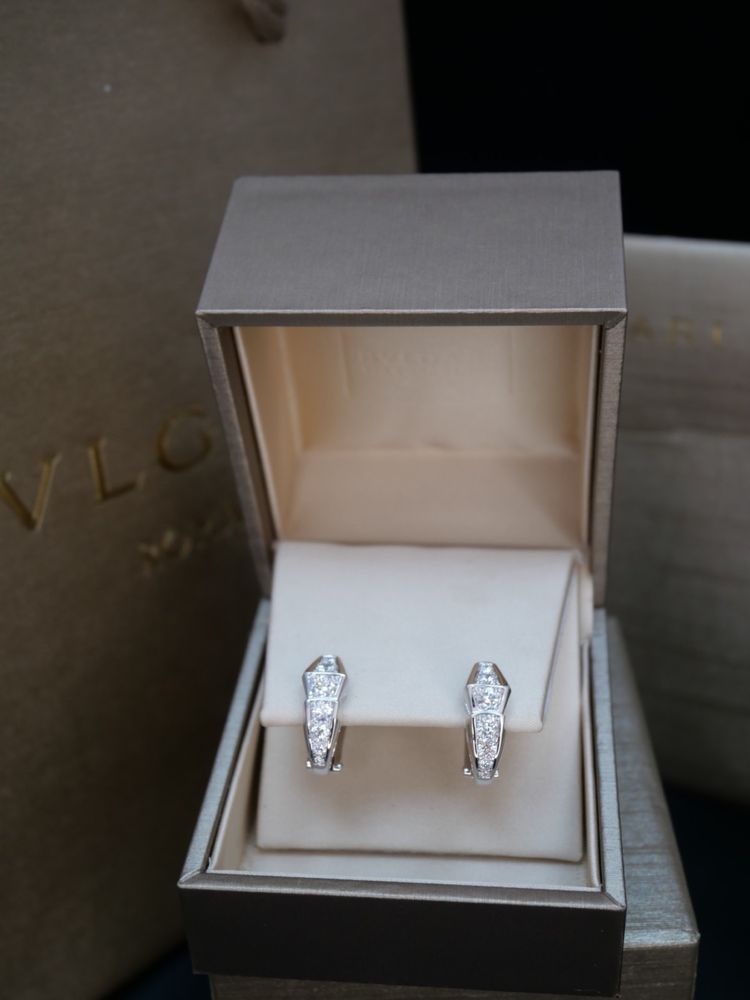Сережки BVLGARI serpenti