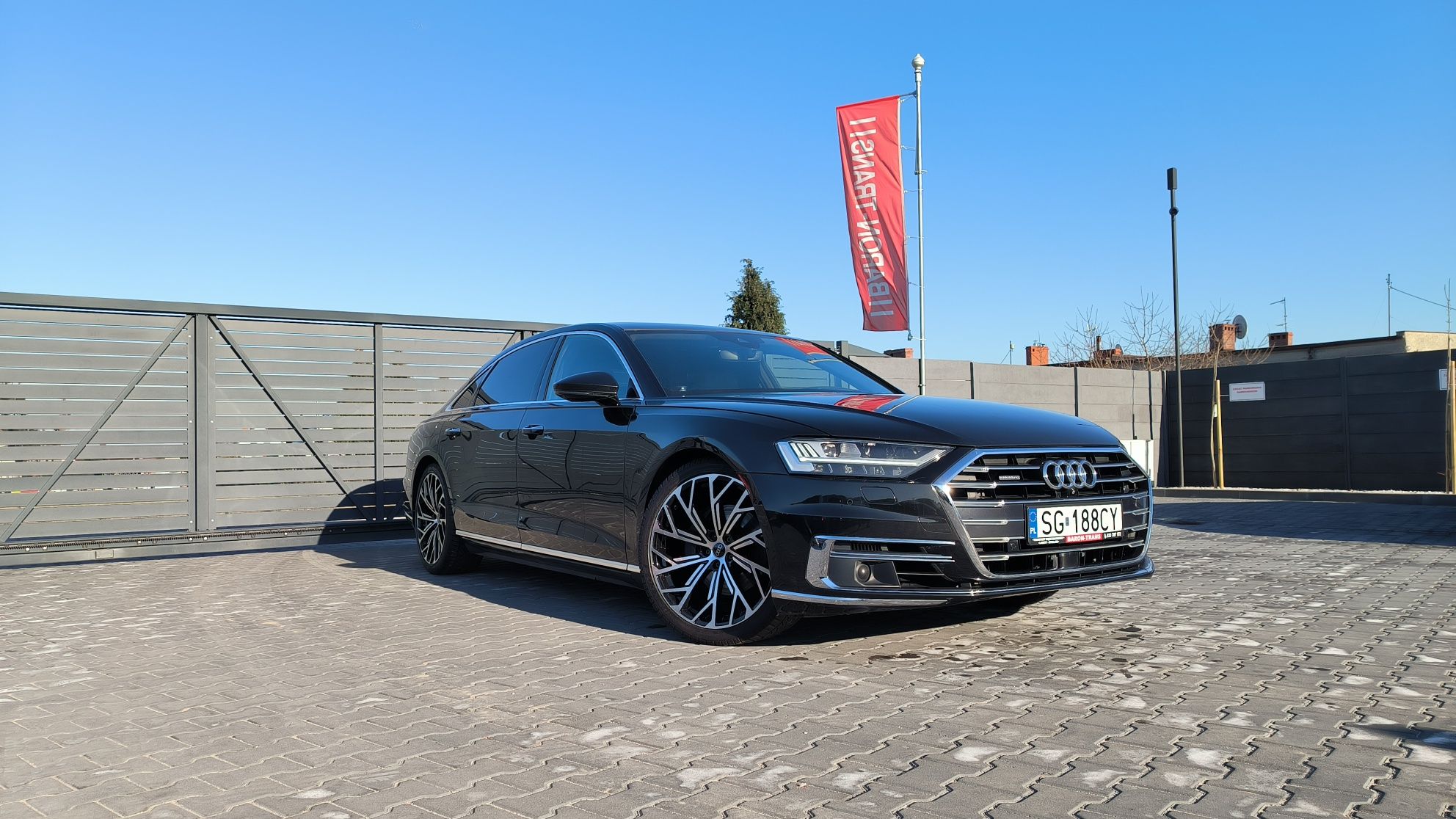 Wynajem Audi A8 long,full