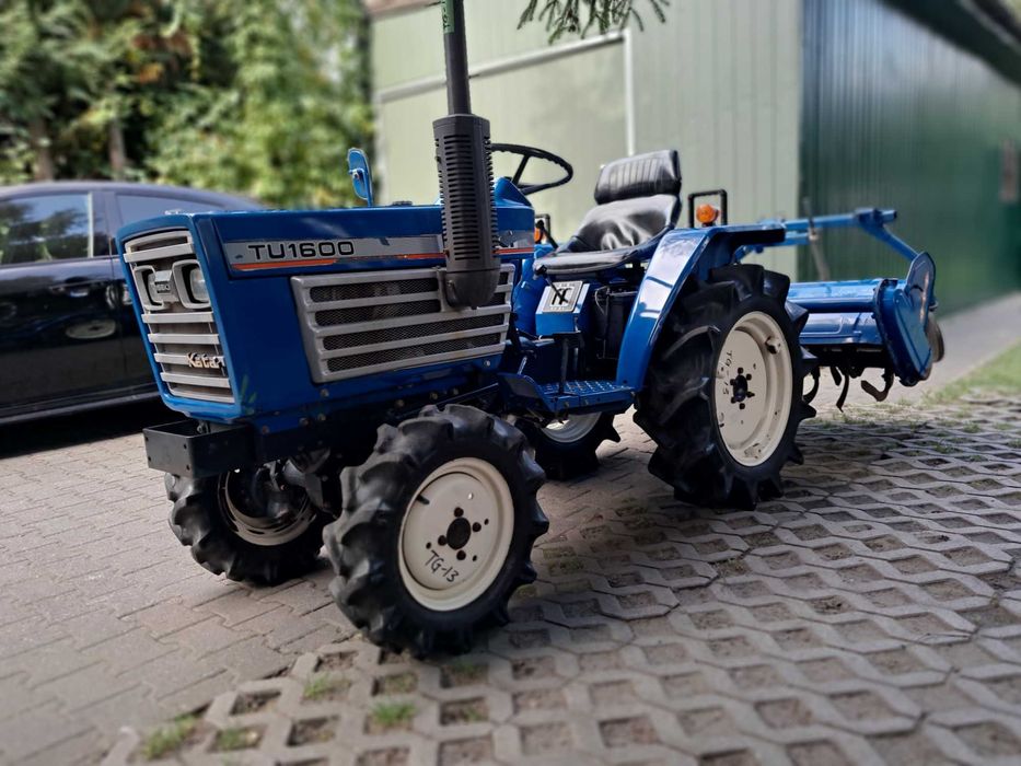traktorek ISEKI TU 1600 z glebogryzarką, zadbany