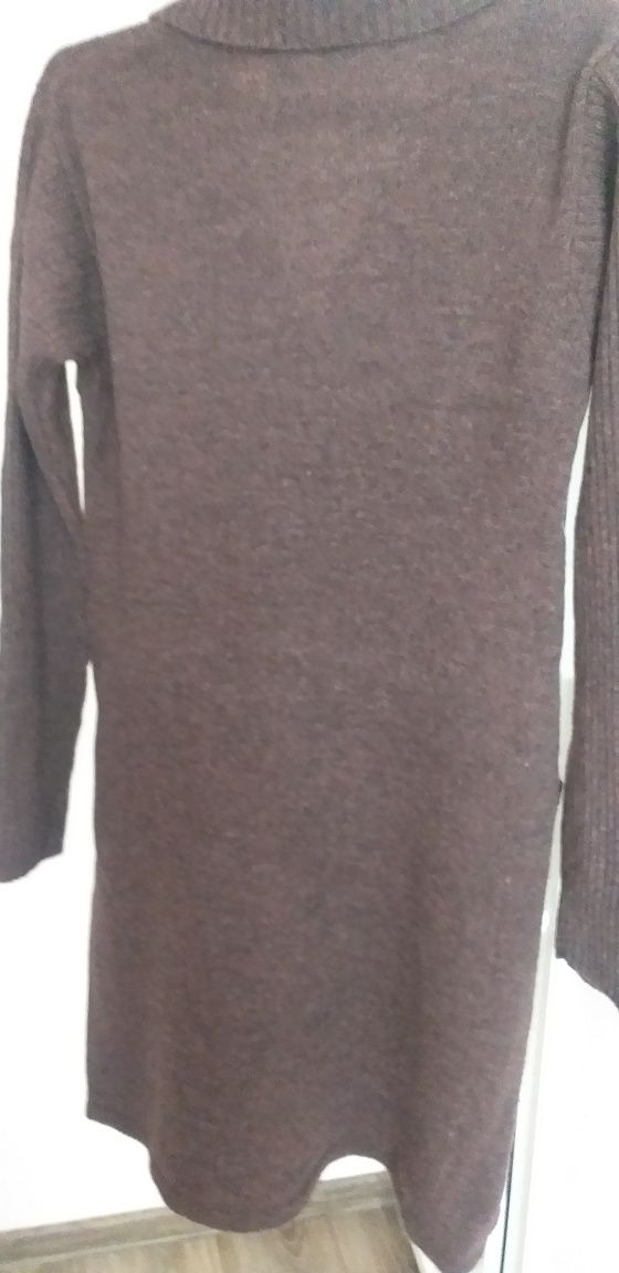 Sweter ciepły długi S