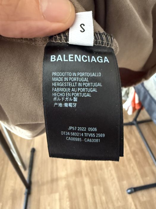 Balenciaga metal T-shirt