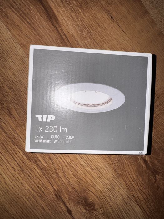 Oprawa sufitowa TIP LED GU10 3W – biała matowa, 230V