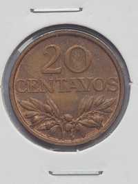 Moeda 20 Centavos Bronze República 1973 (MBC/MBC+)