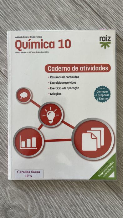 Manual e caderno de atividades: Química 10