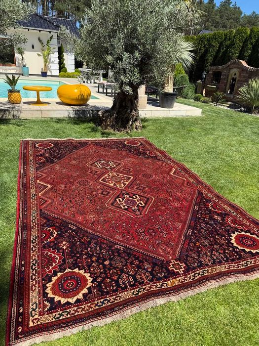 Dywan Perski Kaszmirowy Wełniany Iran Quasghai 345x225 galeria 19 tyś