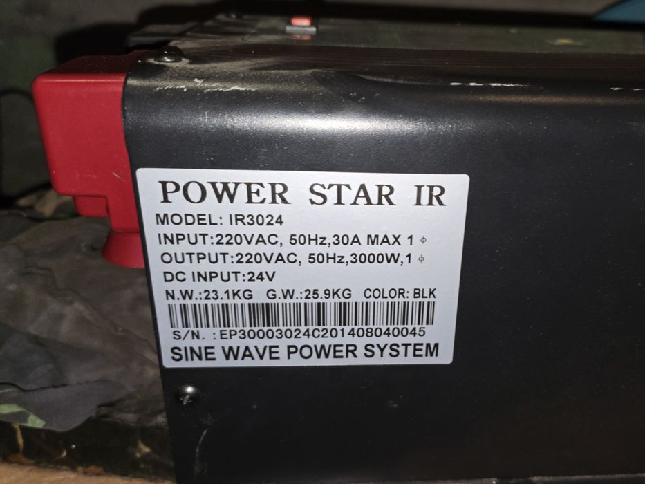 Инвертор Power Star IR 3000 Вт 24 Вольта