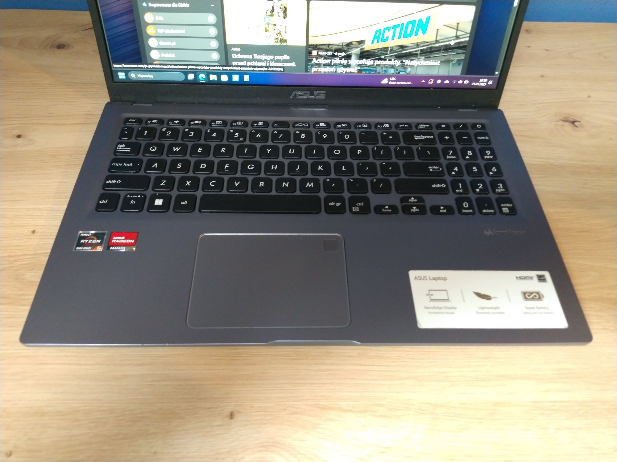 LAPTOP 15,6" ASUS Vivobook Ryzen 5 / 8Gb RAM / SSD-512Gb/ GW-2026 /W11