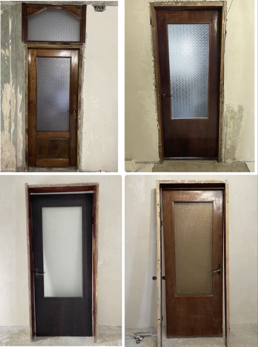 Межкомнатная деревянная дверь с коробкой