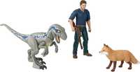 Mattel Jurassic World набыр фігурок велоцераптор Бета й Оуен