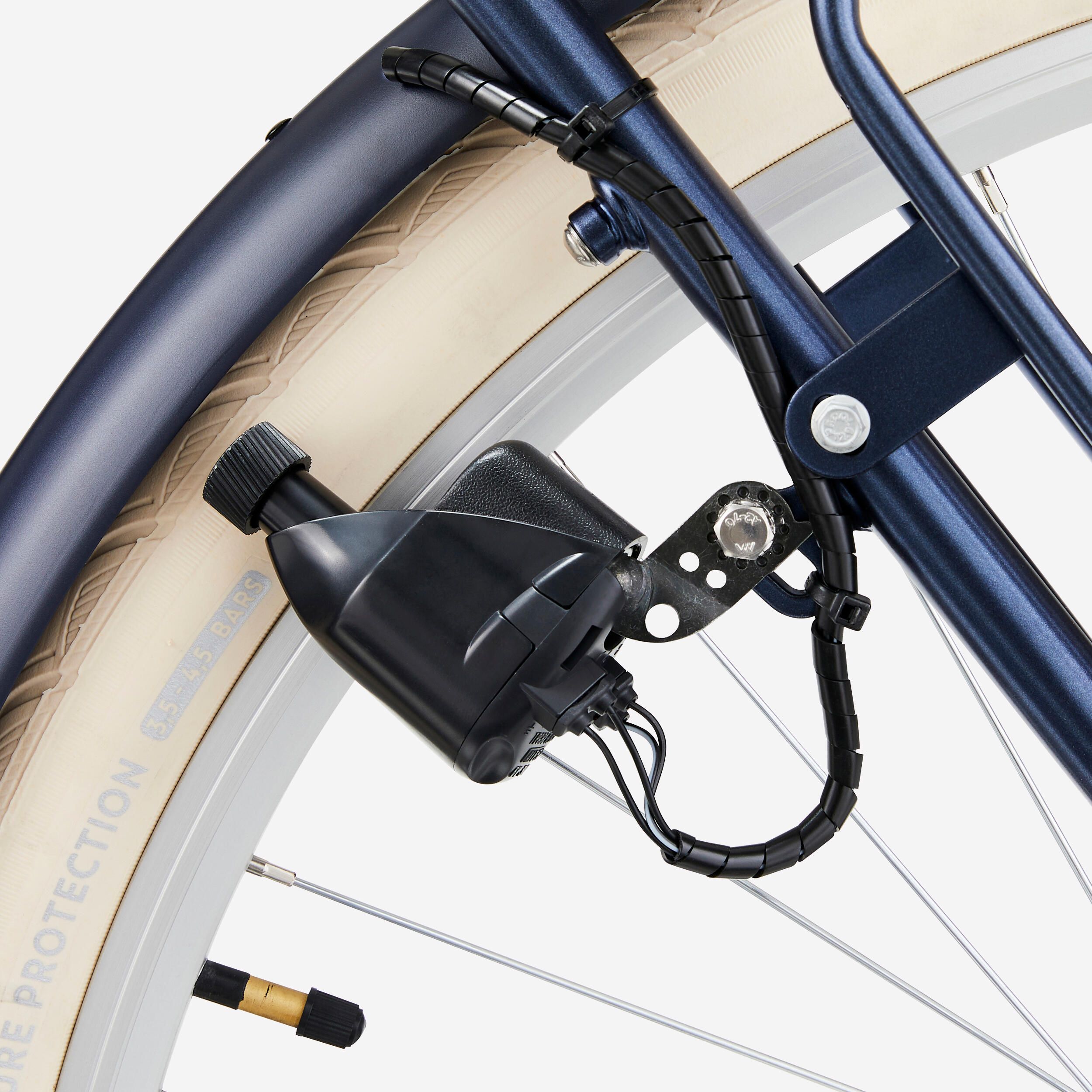 BICICLETA DE CIDADE ELOPS 520 QUADRO BAIXO AZUL