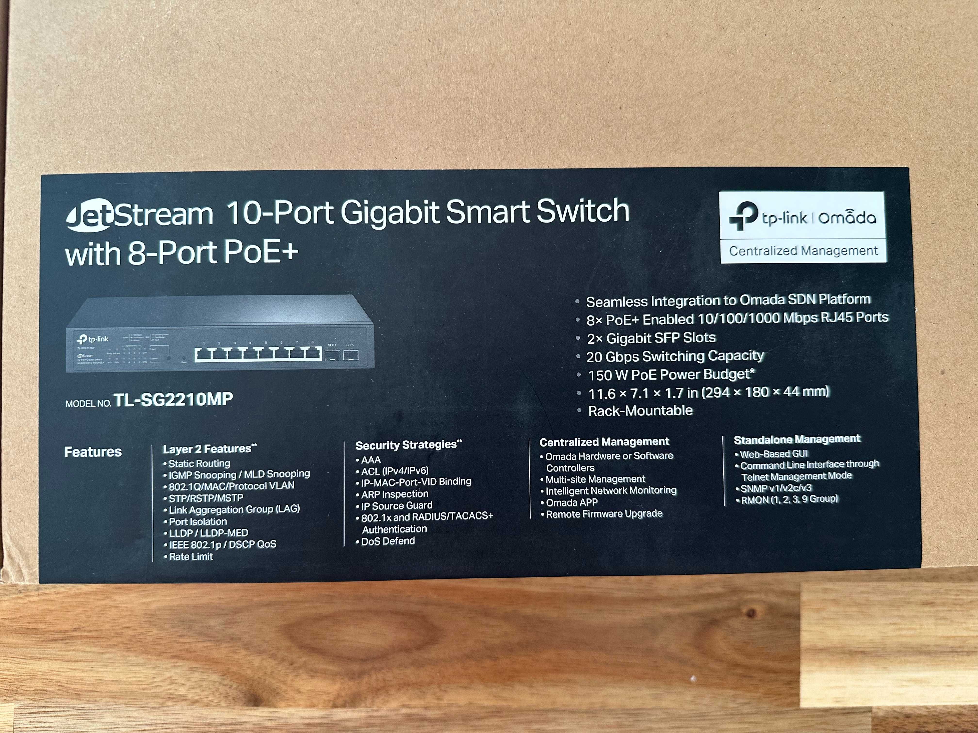 TP-Link TL-SG2210MP Jetstream 10-Port Gigabit Smart Switch