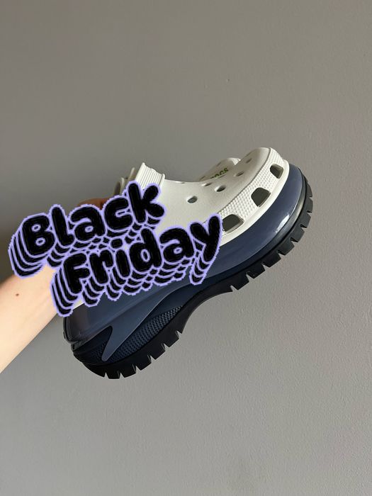 Crocs Mega Crosh Matte moonlight Крокси платформа жіночі