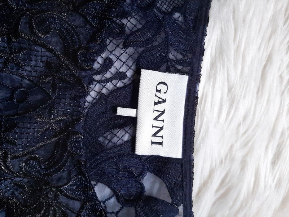 Bluzka Ganni siatka M 38