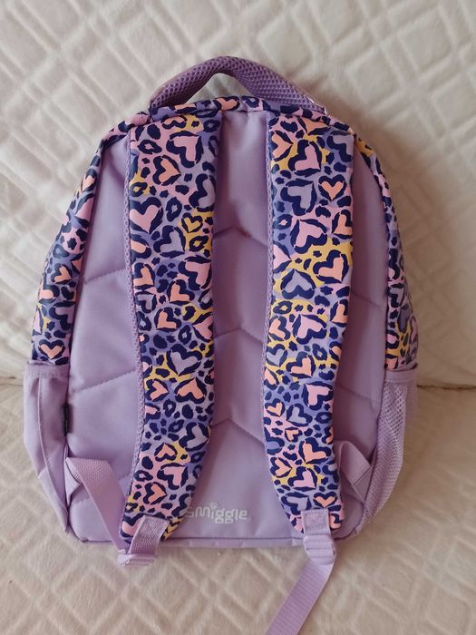 Ekskluzywny, duży, metaliczny plecak z Londynu, Top Vintage