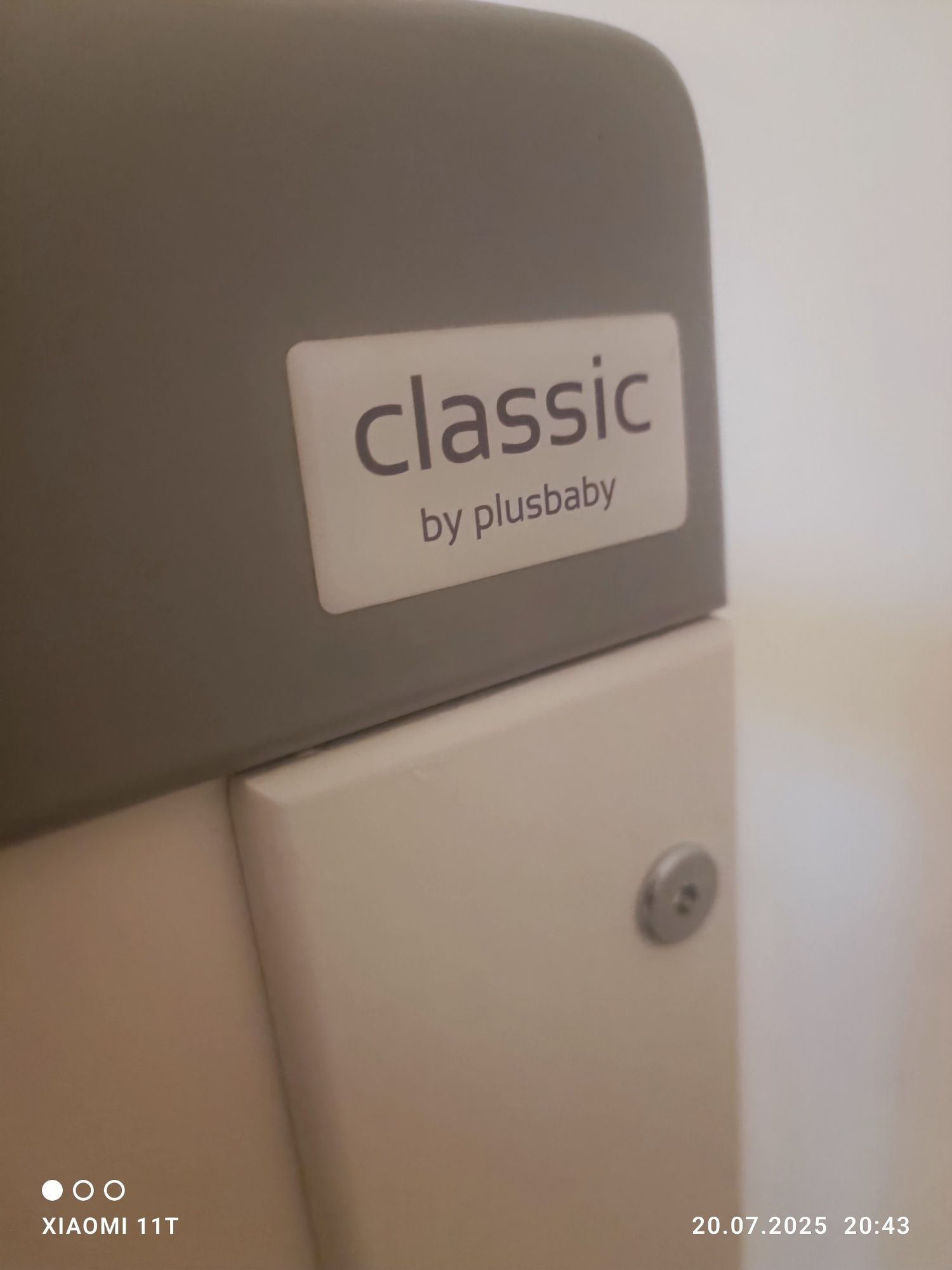 Łóżeczko dla dziecka 60x120 PlusBaby Classic