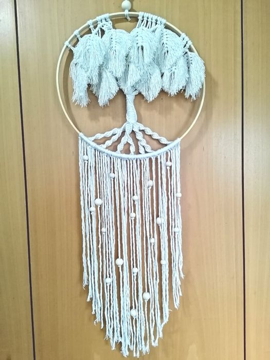 Trabalhos em macrame e croché