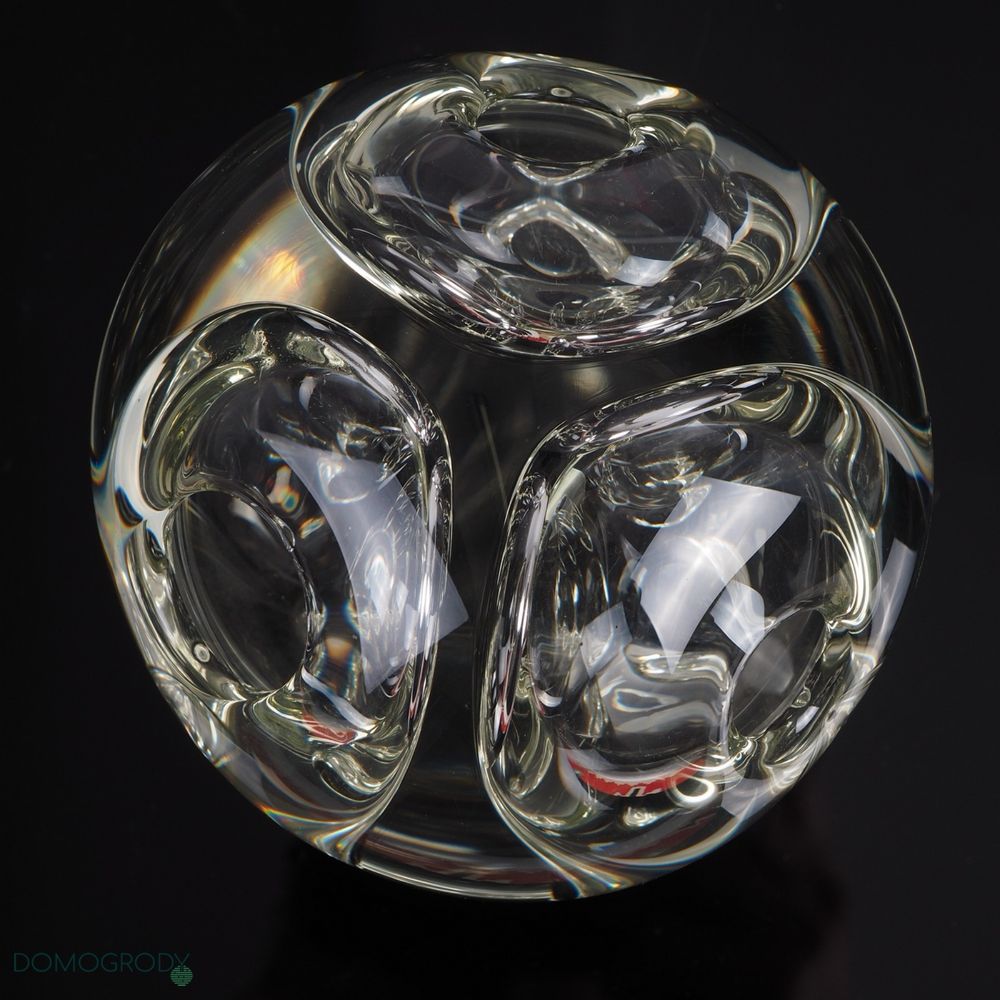Szklana forma - wazon J. Beranek Lobmeyr Studio Glass Wiedeń