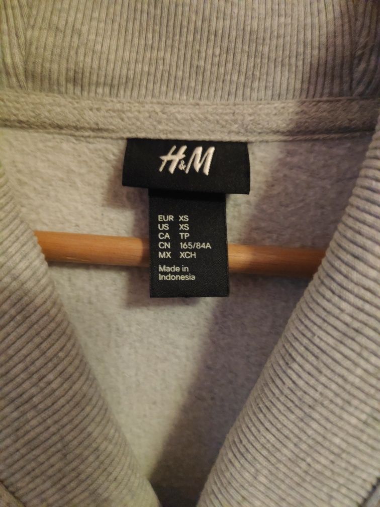 Dresowy kardigan H&M r. XS stan bdb