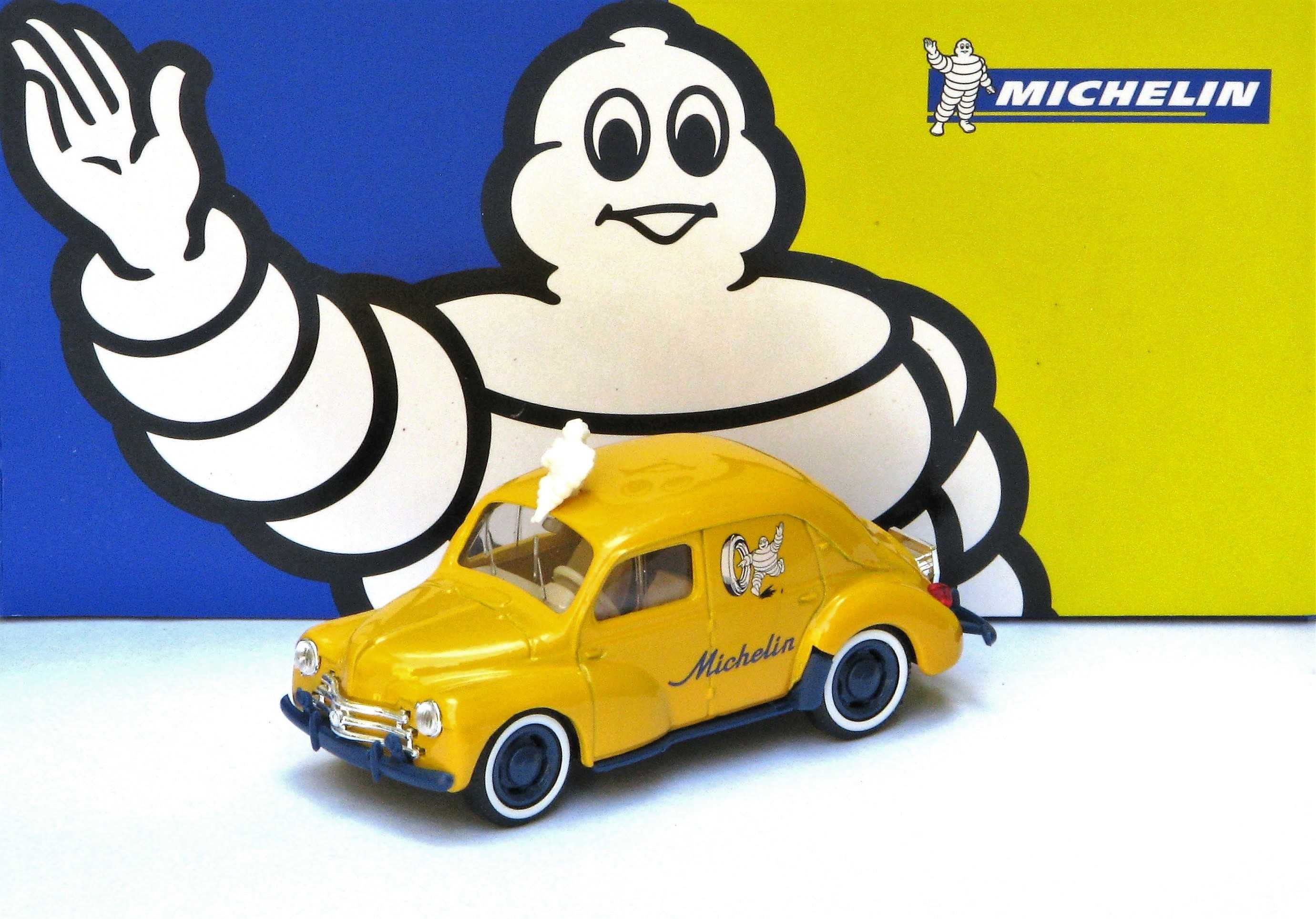 Miniatura Renault 4 cv Michelin 1/43 Solido c/ caixa