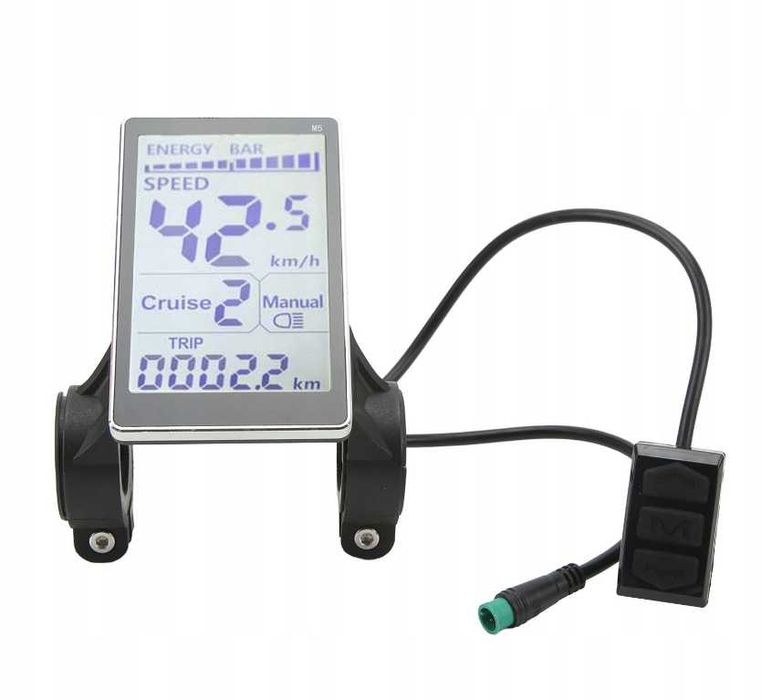 Miernik LCD do roweru elektrycznego 5 Pin 24V 36V
