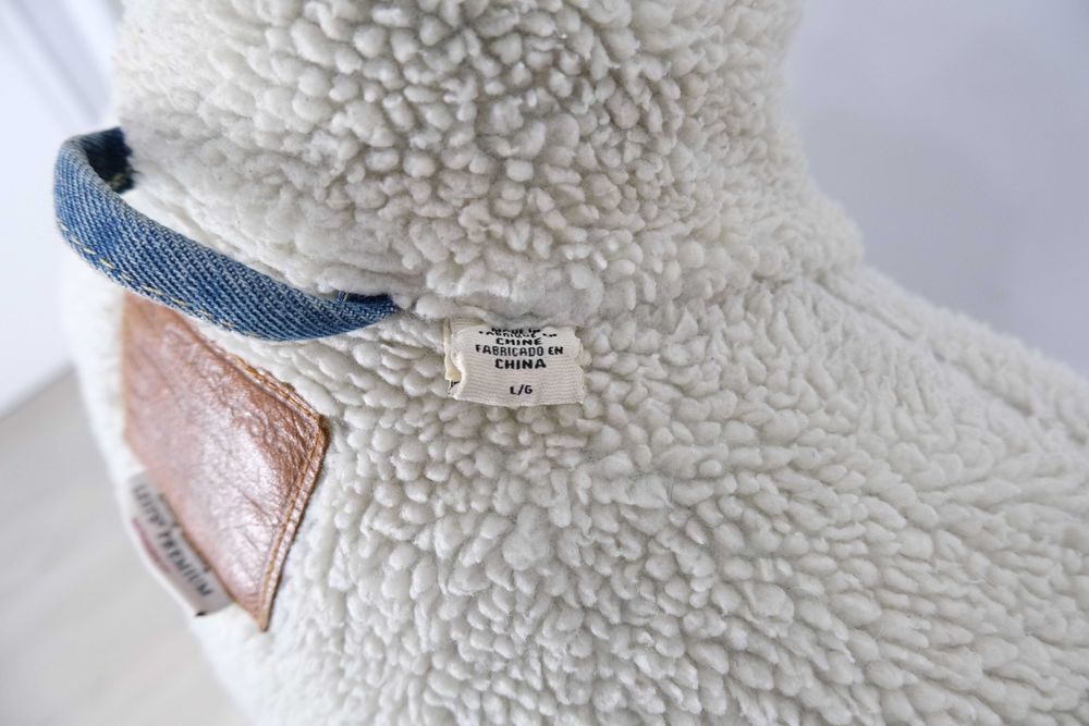 Levi's jeansowy na miśku męski r L