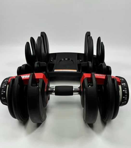 регулируемая гантеля 2,5 до 24 кг с платформой 15 в 1 гантели гантелі