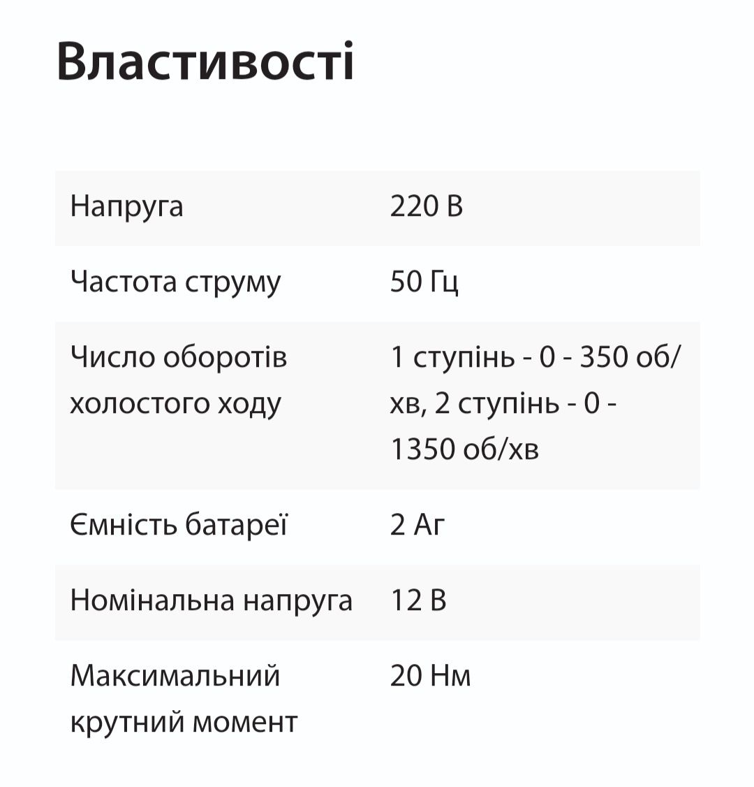 Шуруповерт Procraft PA12Li COMPACT/ 2 акумулятори/ 12В