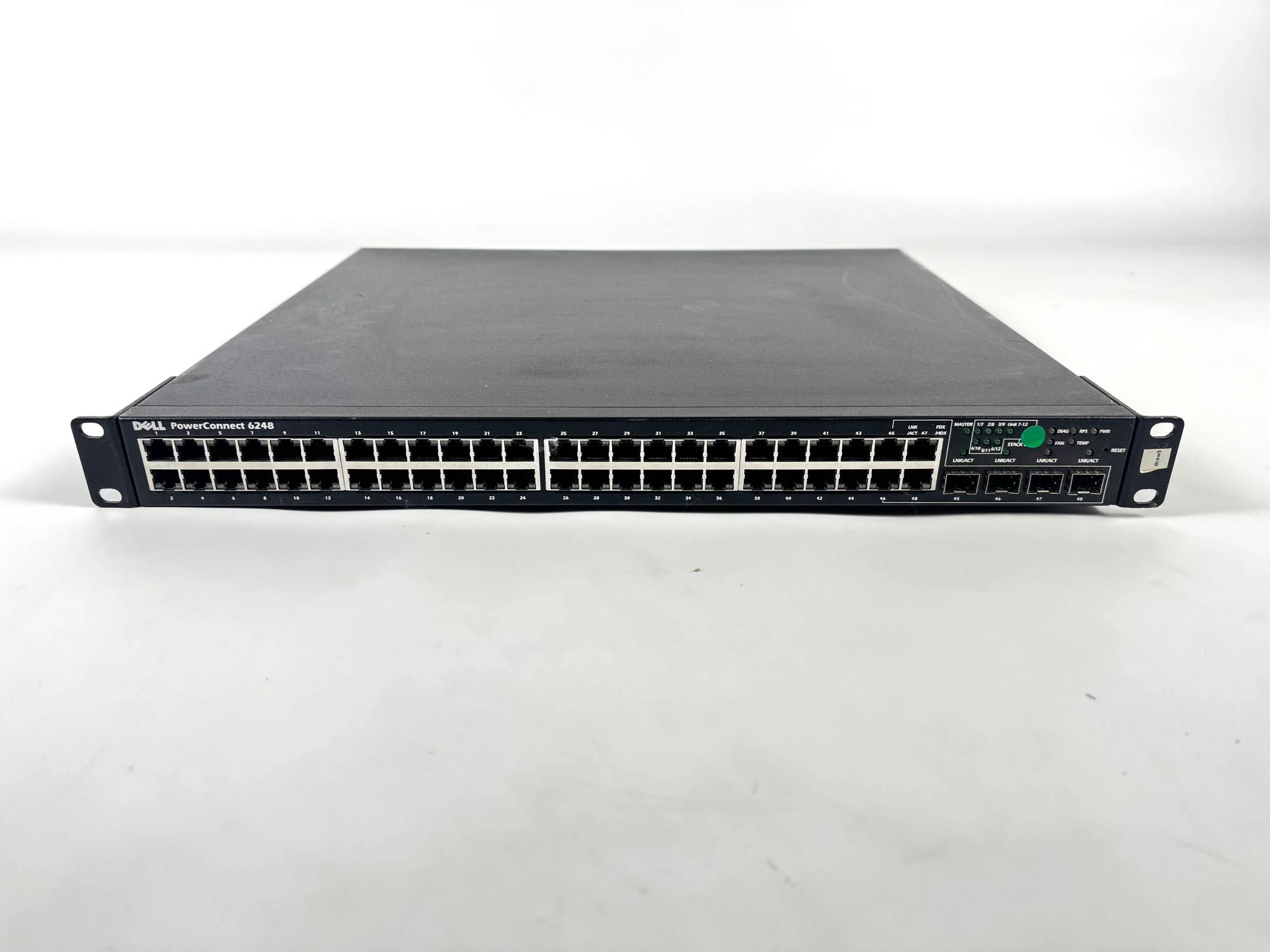 Комутатор Dell PowerConnect 6248 | 24x 1G BASE-T; 4x SFP; 2x 10G SFP+