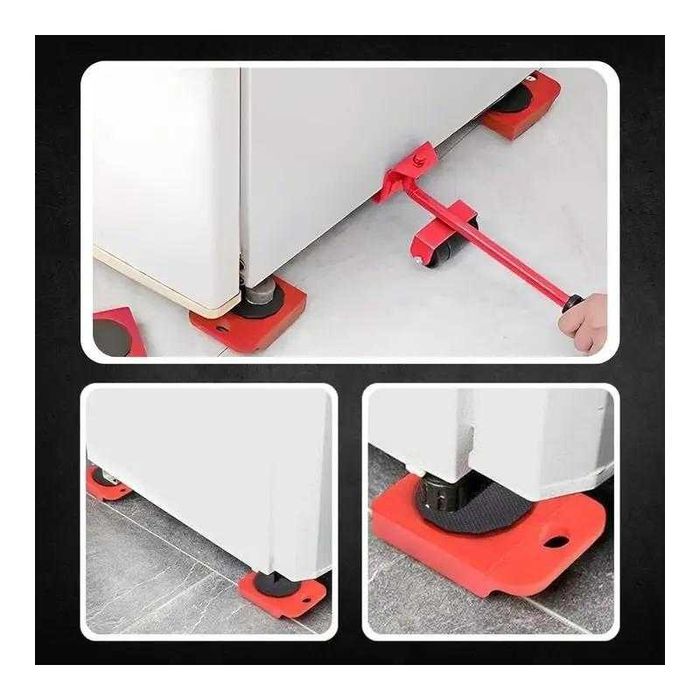 Zestaw do przesuwania mebli i ciężkich sprzętów.