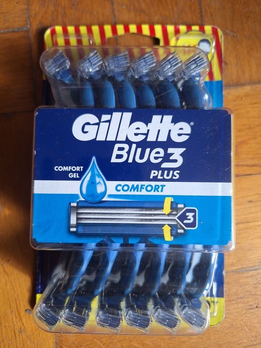 Gillette Blue3 Plus Comfort 12 szt. – nowe, oryginalne maszynki
