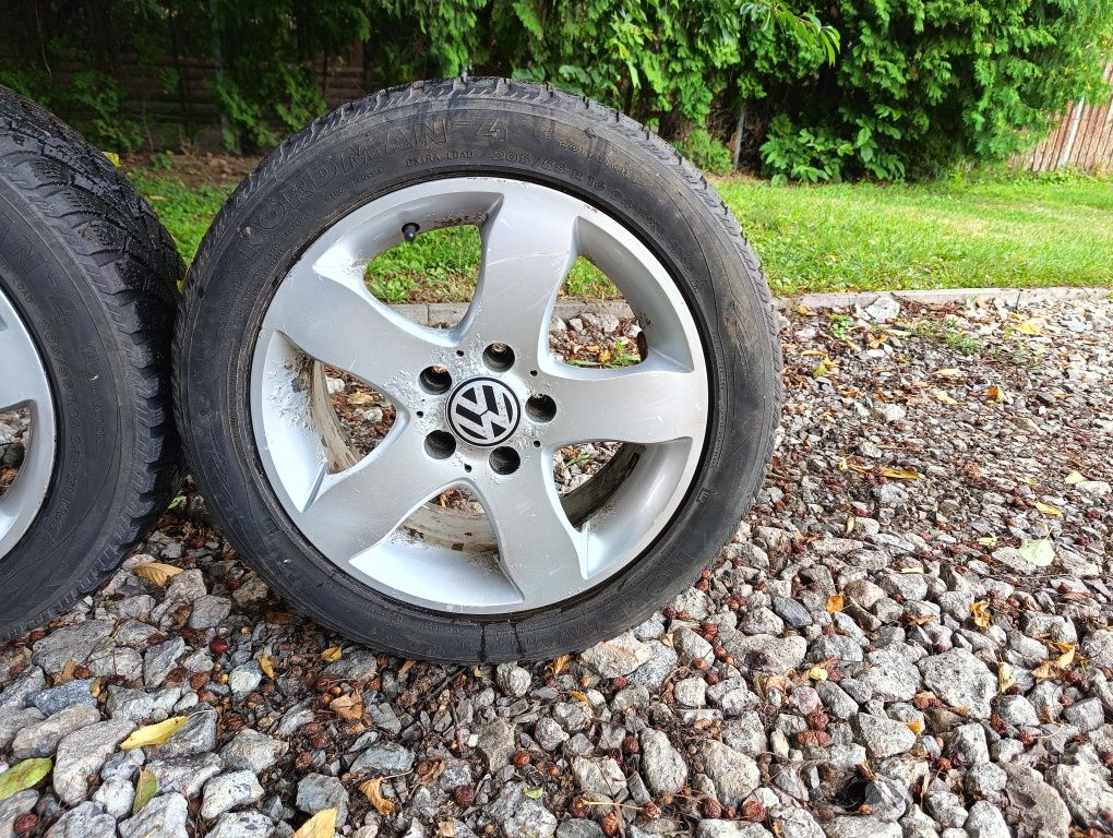 Alufelgi 5x112 16 cali opony 205/55r16 audi VW skoda Mercedes seat