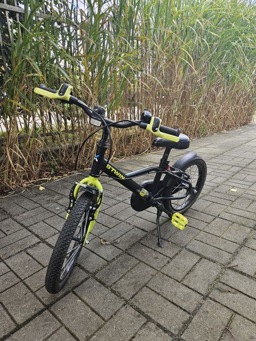 Rower dziecięcy Btwin Dark Hero 500 16" – świetny stan!