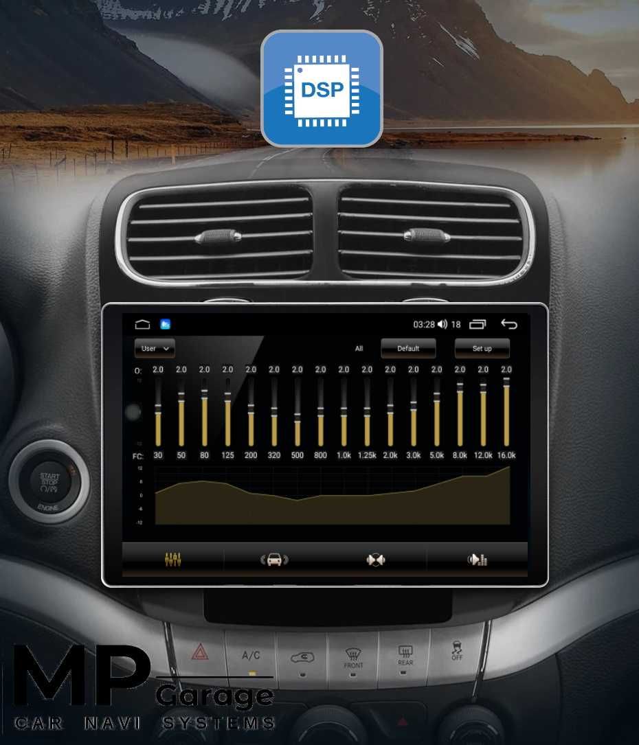 Radio Android Fiat Freemont /Dodge Journey 4G Qled 13.1" 2K CarPlay/AA