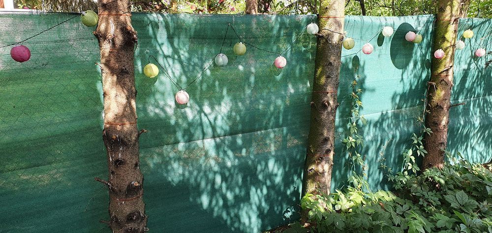Osłona na Płot Ogrodzenie Zielona 1,5x10m Siatka Cieniująca 220g tkana