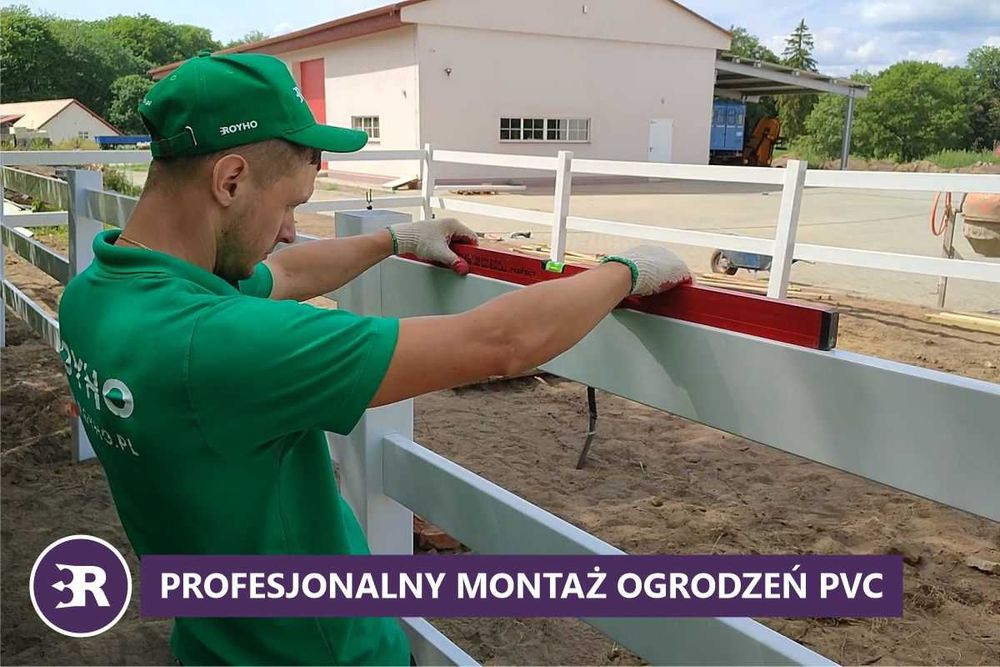 Ogrodzenie PCV TEXAS IV - 4 poprzeczki, 5 LAT GWARANCJI